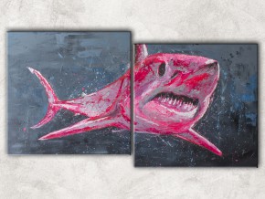 розовая акула сф