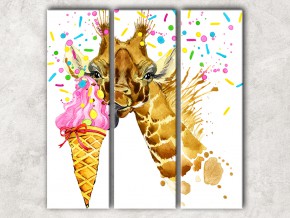 Жираф с мороженым сф